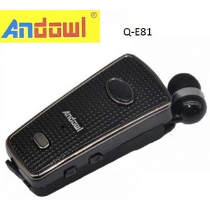 Andowl Q-E81 In-ear Bluetooth Handsfree Μαύρο
